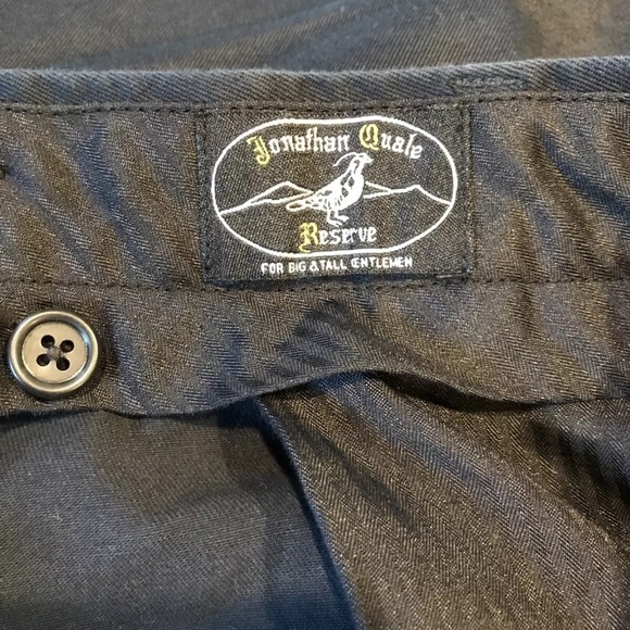 Men's Jonathan Quale Reserve black pleated front chino shorts size 48 - Picture 6 of 11